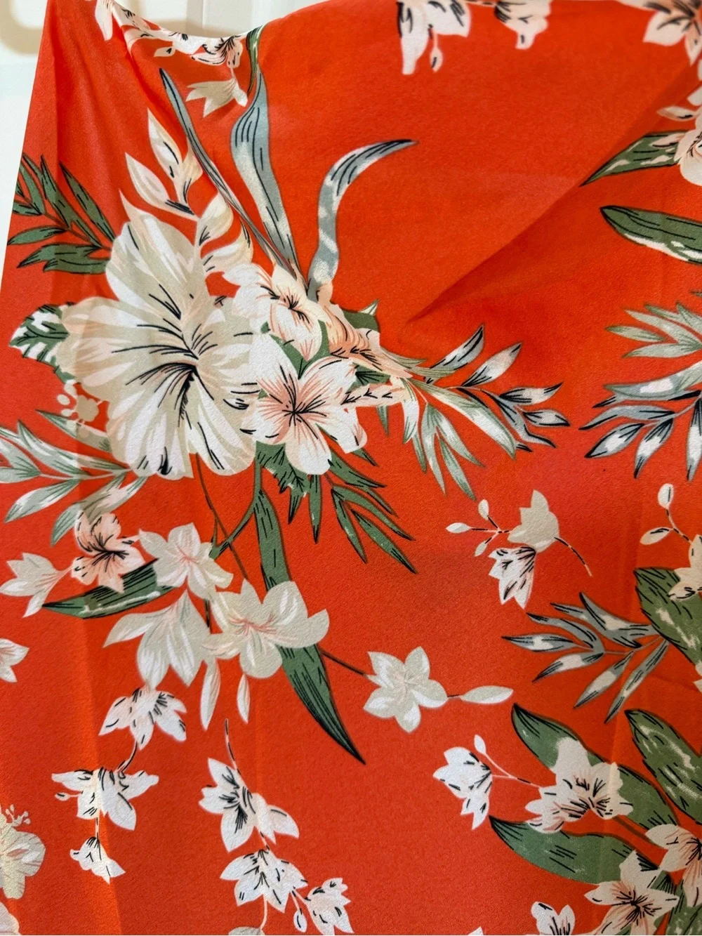 Floral Slip Maxi Dress - coral Floral